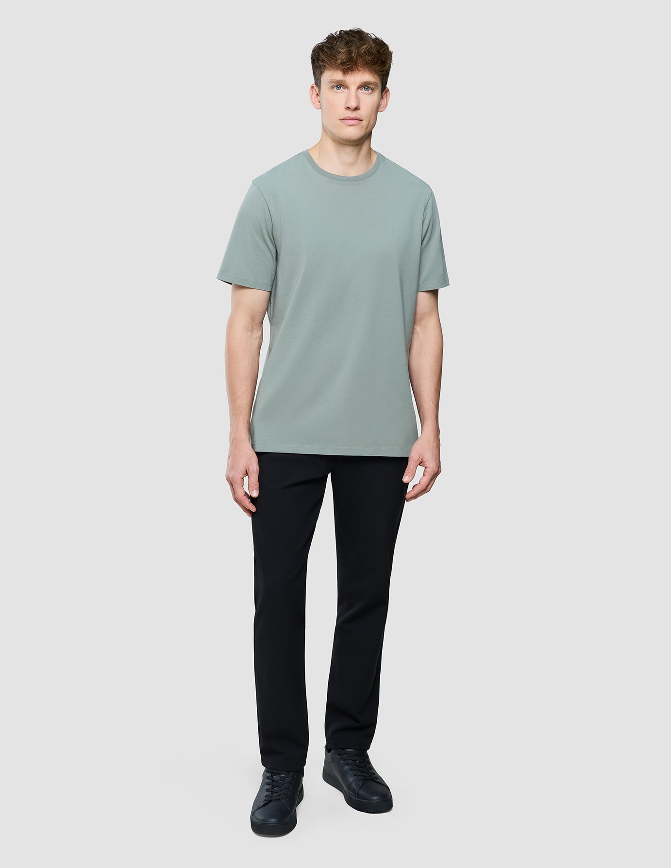 Supima T-Shirt Box Fit Mist Green